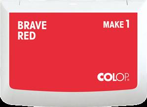 Tampon encreur Make 1 Rouge Brave, 50 x 90 mm