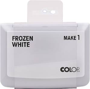 Tampon encreur Make 1 Blanc Frozen, 50 x 90 mm
