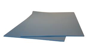 Carton de 10 Plaques A4 de caoutchouc Laser, Sans Odeur, Bleu