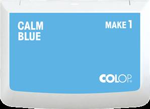 Tampon encreur Make 1 Bleu Calm, 50 x 90 mm