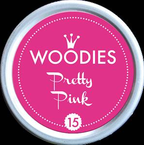 Tampon encreur Woodies Pretty Pink