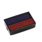 Encrier E/10 bicolore rouge et bleu