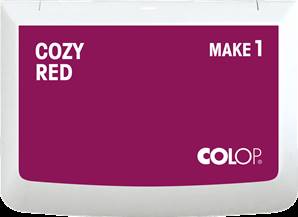 Tampon encreur Make 1 Rouge Cozy, 50 x 90 mm