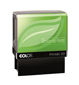 Printer 20  Green Line "Signature des Parents"