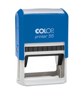 PRINTER 55  blanc et bleu