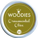 Tampon encreur Woodies Ornemental Olive