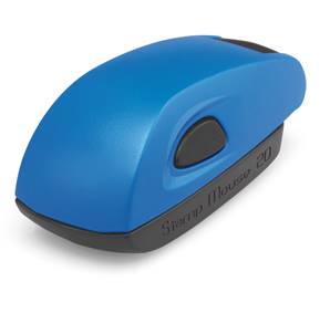 STAMP MOUSE 20 bleu