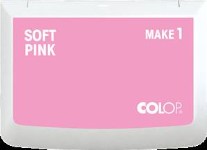 Tampon encreur Make 1 Rose Soft, 50 x 90 mm