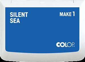 Tampon encreur Make 1 Bleu Silent Sea, 50 x 90 mm