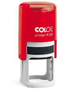 PRINTER Rond  R24 blanc & rouge