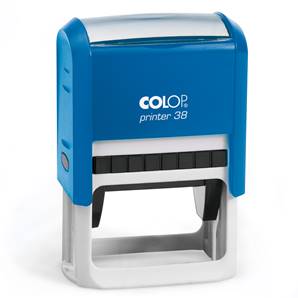 PRINTER 38  blanc et bleu