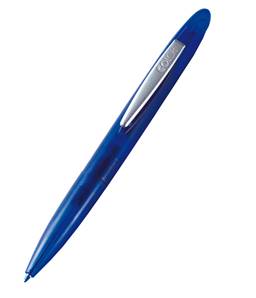 Stylo STAMP WRITER, Standard, bleu translucide