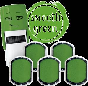 Blister de 2 encriers NIO Emoji ER/17 Vert Smooth