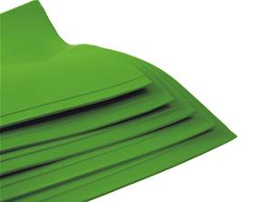 Carton de 10 Plaques A4 de caoutchouc Laser, Sans Odeur, "Green Line"