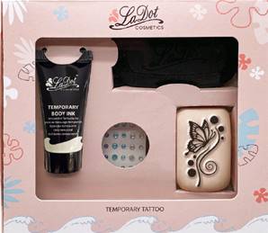 Kit Ladot Set 5, tampon encreur + encre,strass & pierre M229 - UN1263